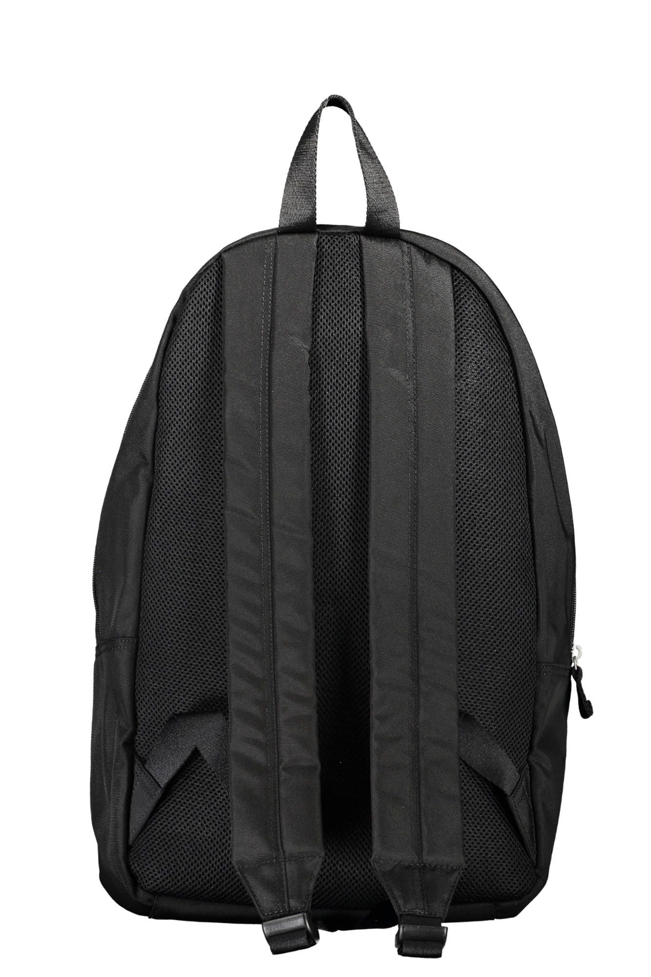 Tommy Hilfiger Black Recycled Polyester Men Backpack