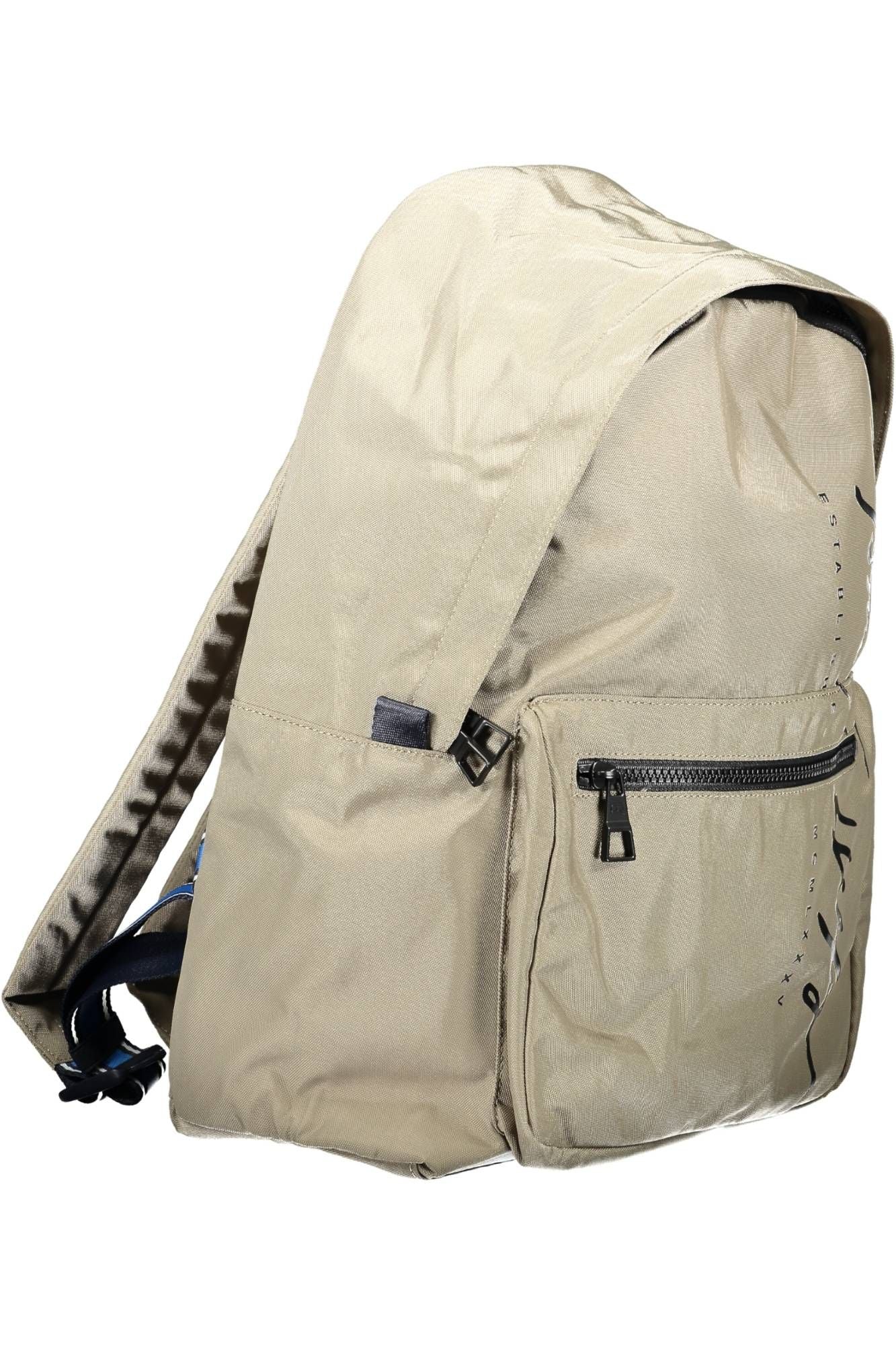 Tommy Hilfiger Beige Polyester Men Backpack