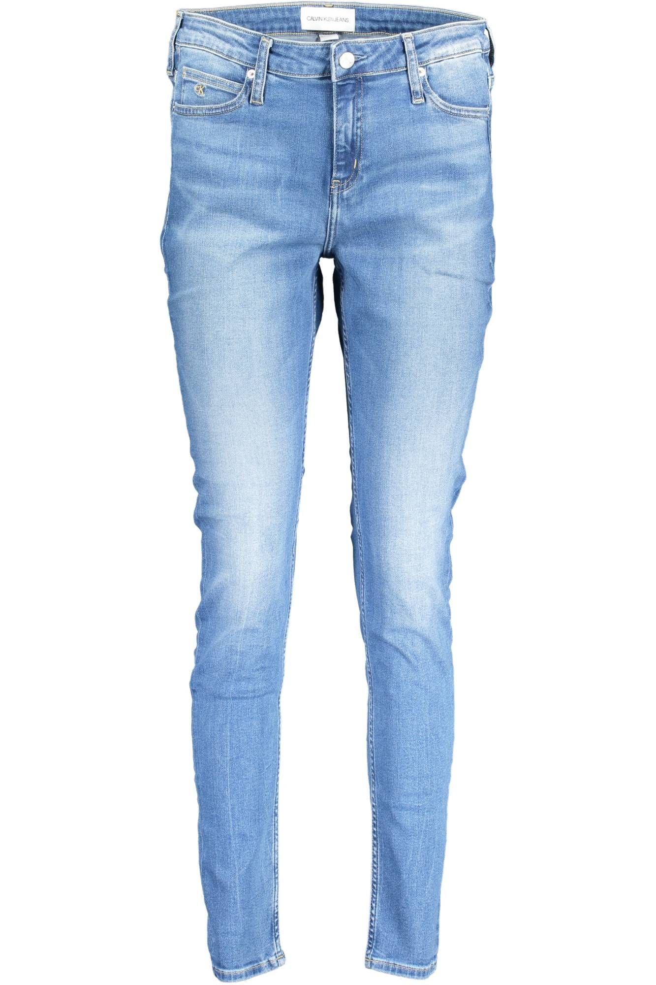 Calvin Klein Light Blue Cotton Women Jeans