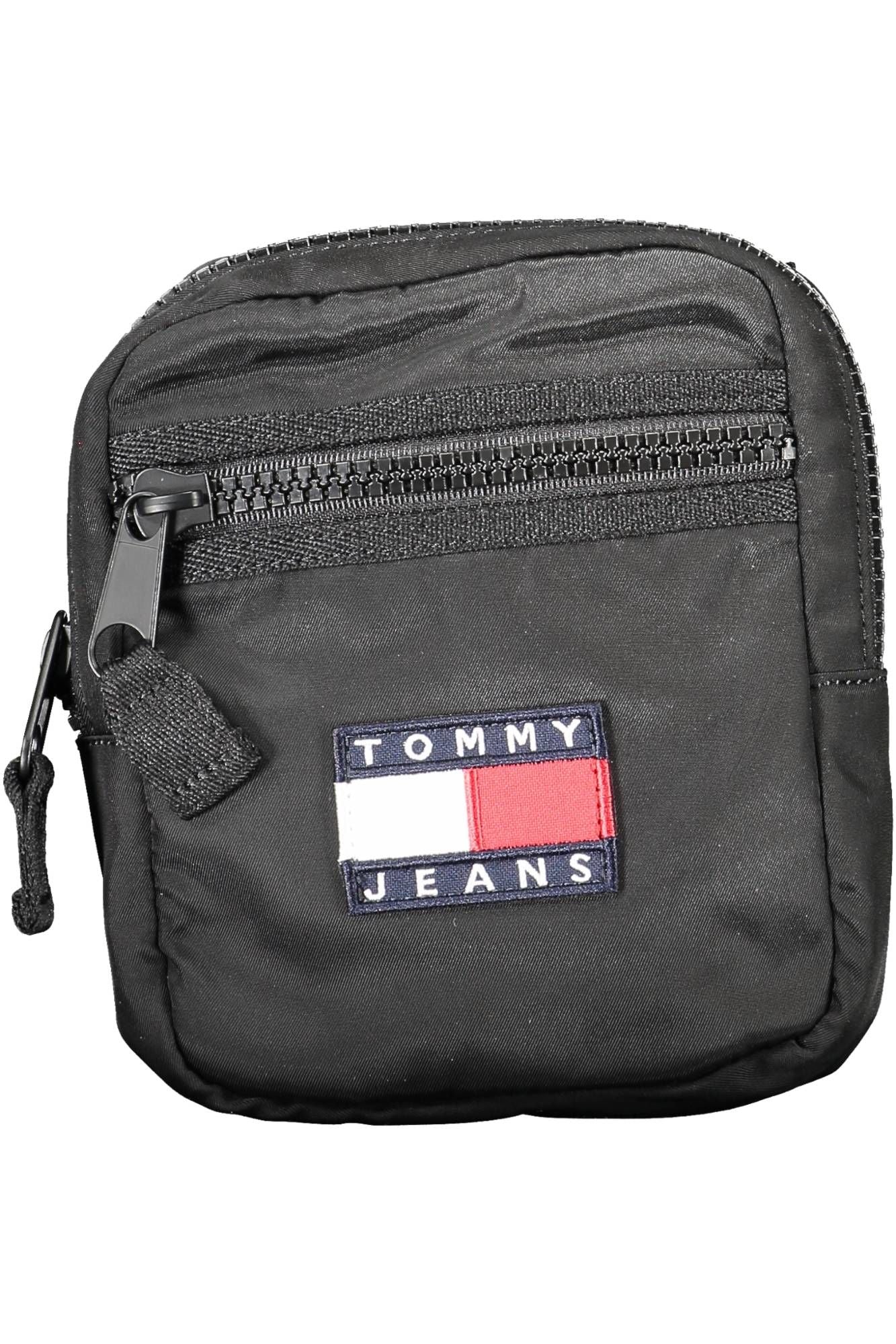 Tommy Hilfiger Black Polyester Men Shoulder Bag