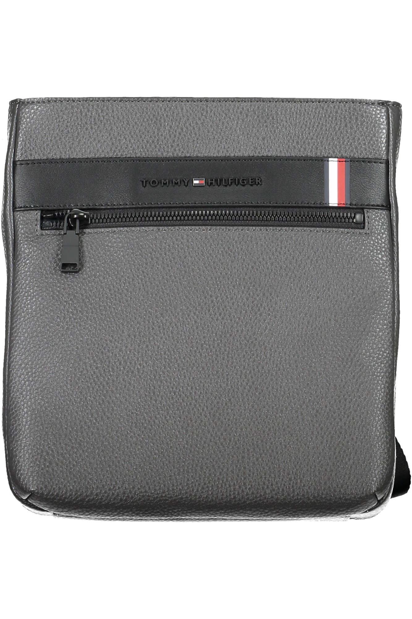 Tommy Hilfiger Gray Polyurethane Men Shoulder Bag