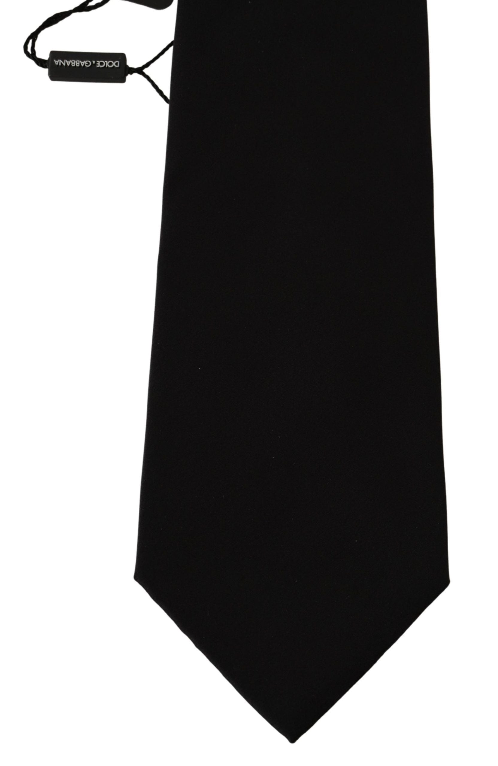 Dolce & Gabbana Sleek Silk Tie for the Refined Gentleman