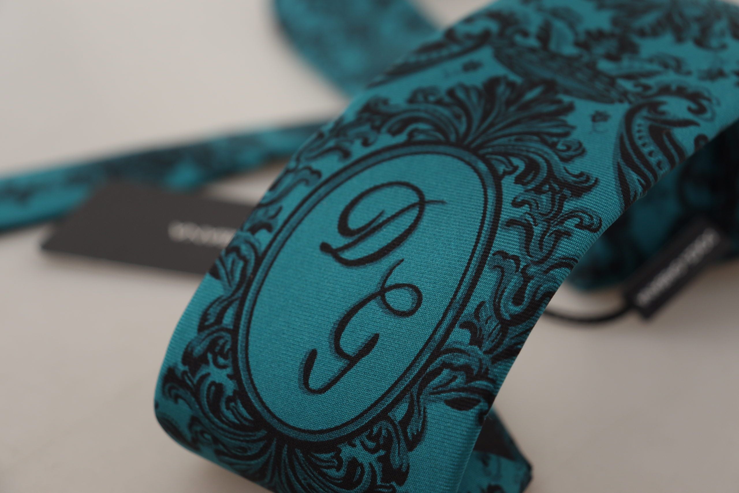 Dolce & Gabbana Elegant Silk Blue Tie - Exclusive Design