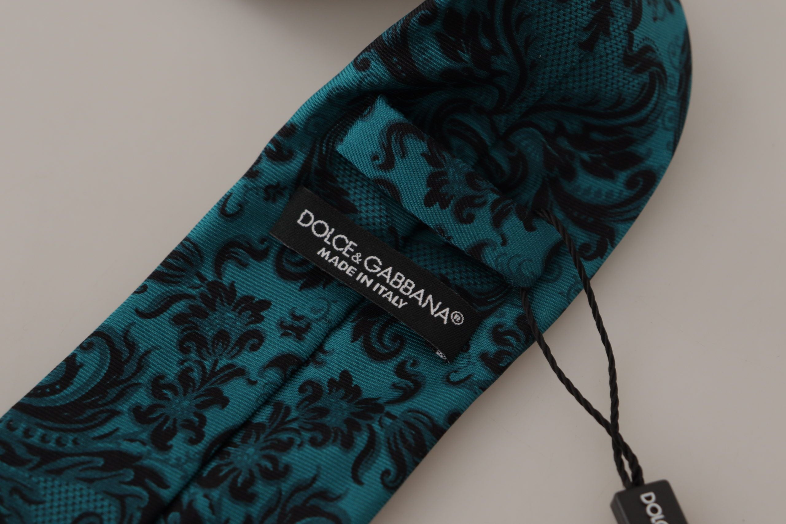 Dolce & Gabbana Elegant Silk Blue Tie - Exclusive Design