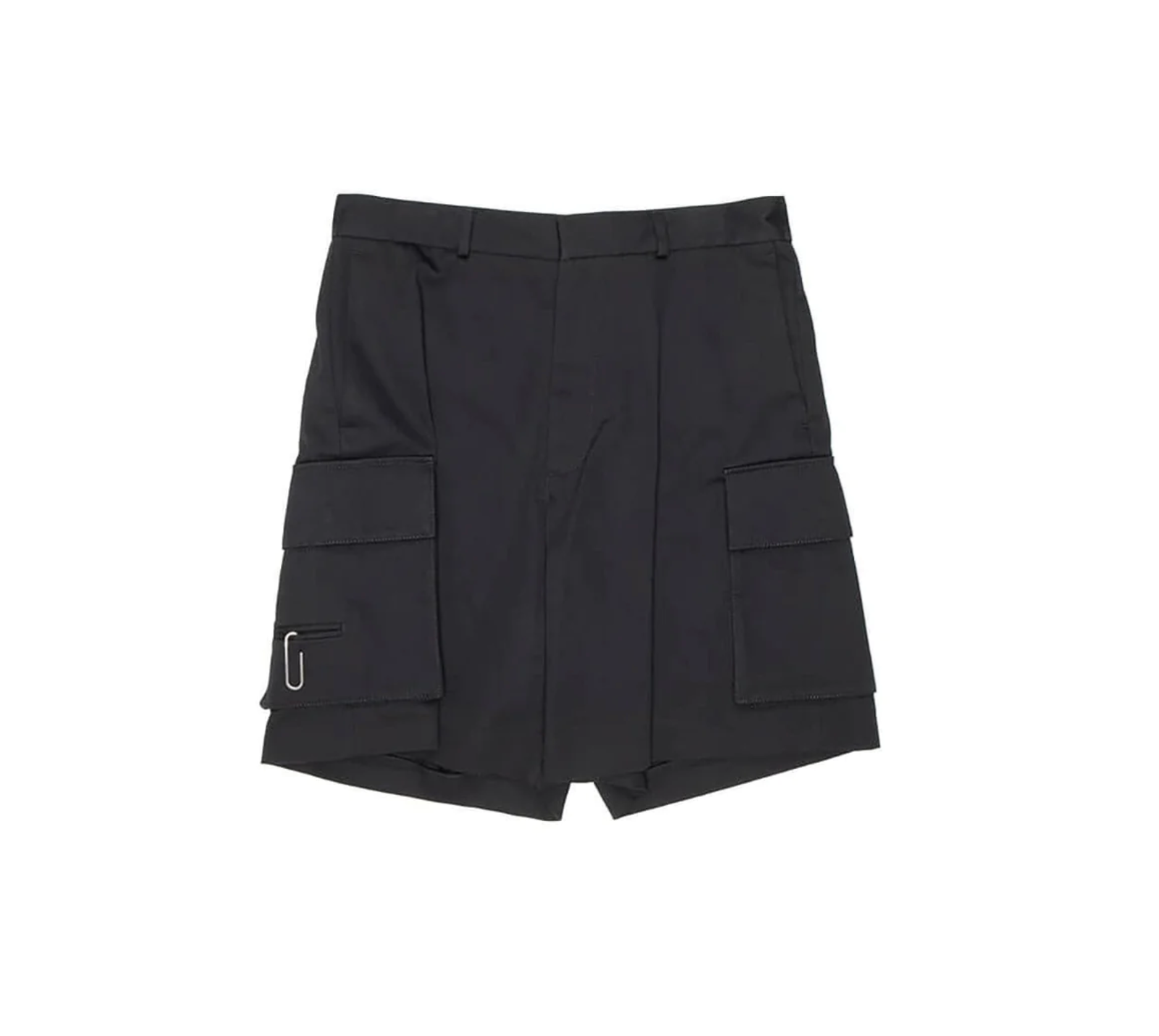 Off-White Black Cotton Men Short