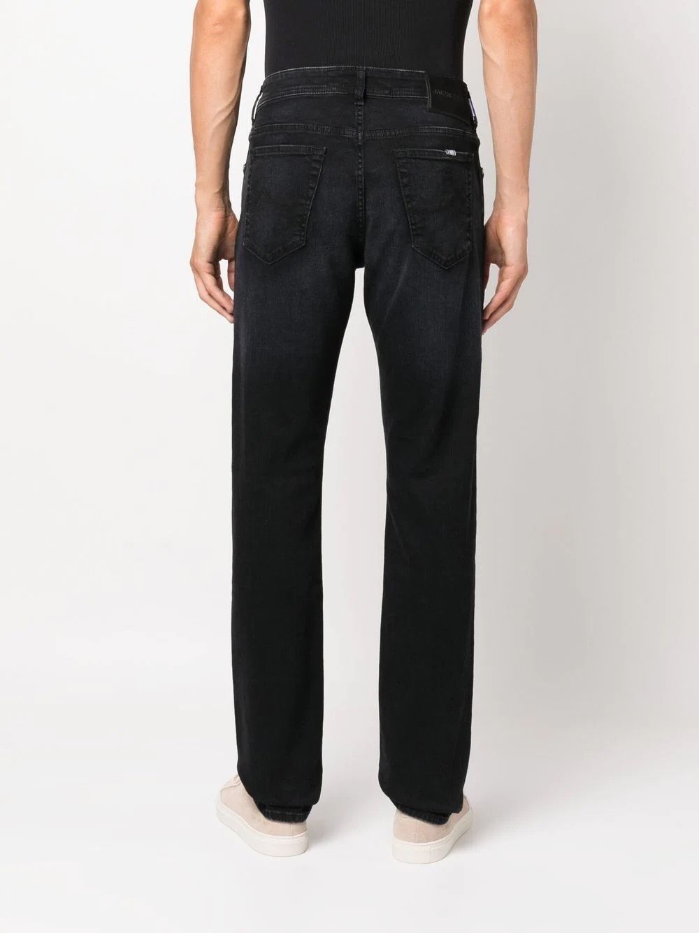 Jacob Cohen Exquisite Black Denim Regular Fit Jeans