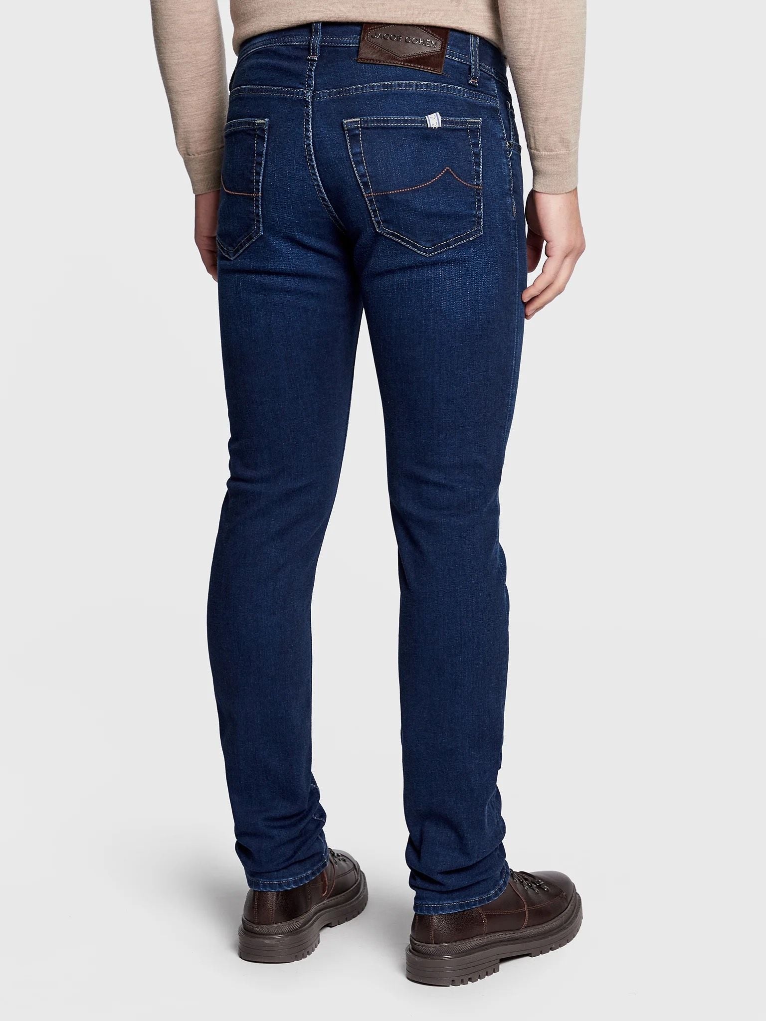 Jacob Cohen Elegant Blue Denim Regular Fit Jeans