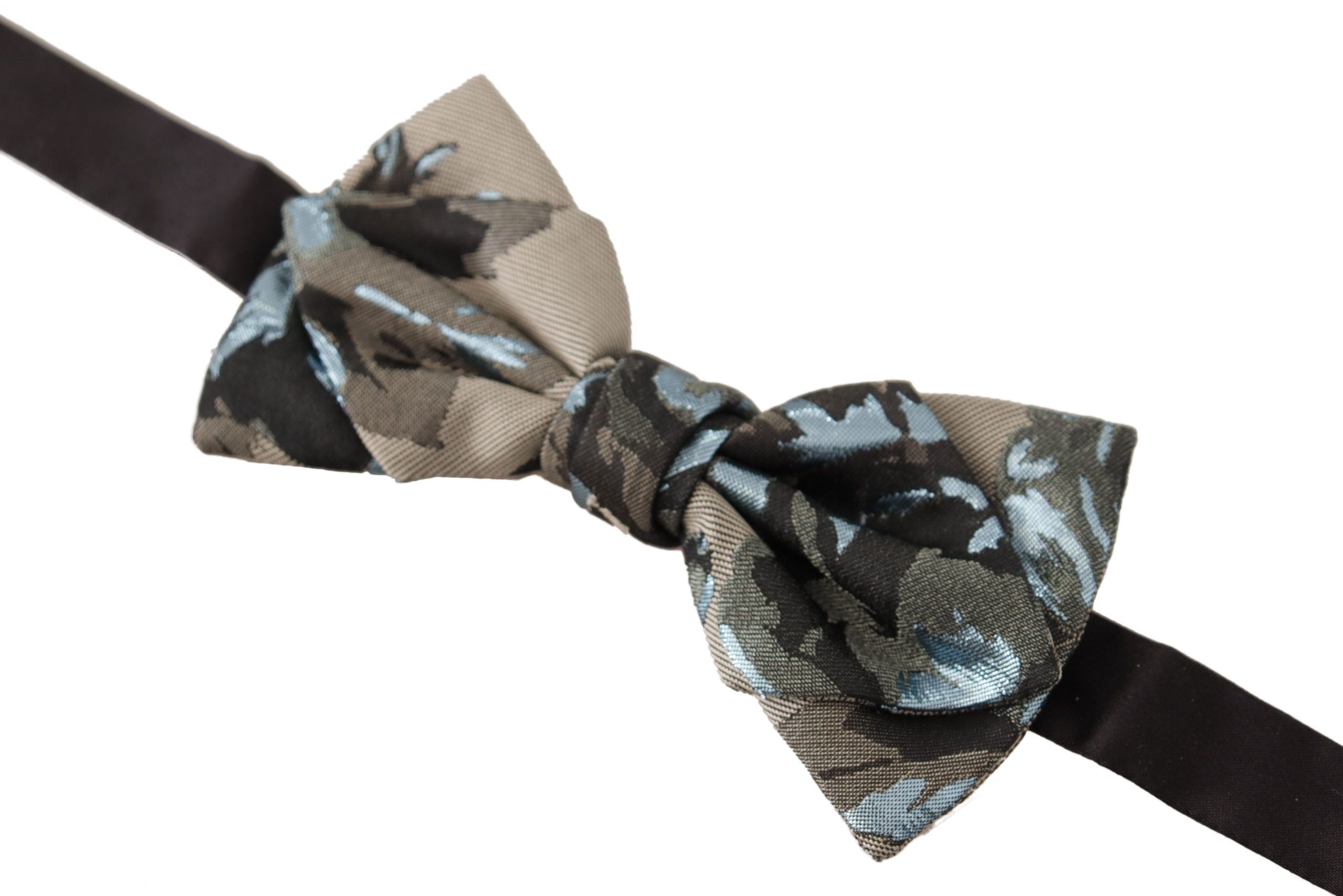 Dolce & Gabbana Multicolor Silk Adjustable Bow Tie