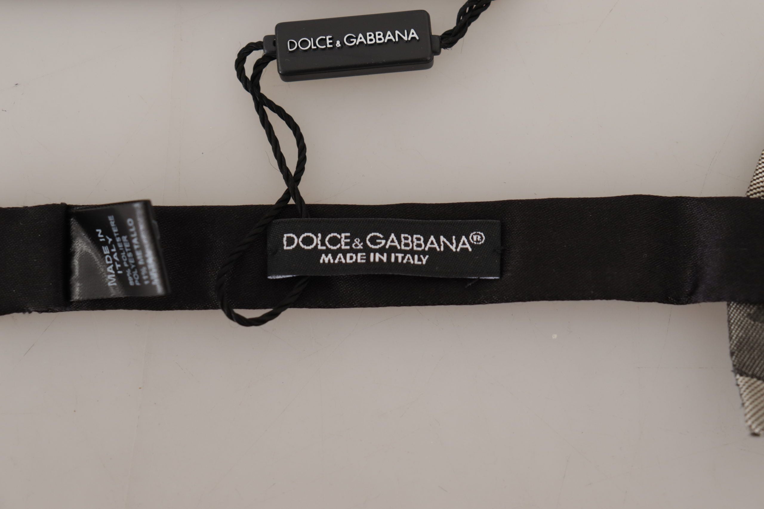 Dolce & Gabbana Multicolor Silk Adjustable Bow Tie