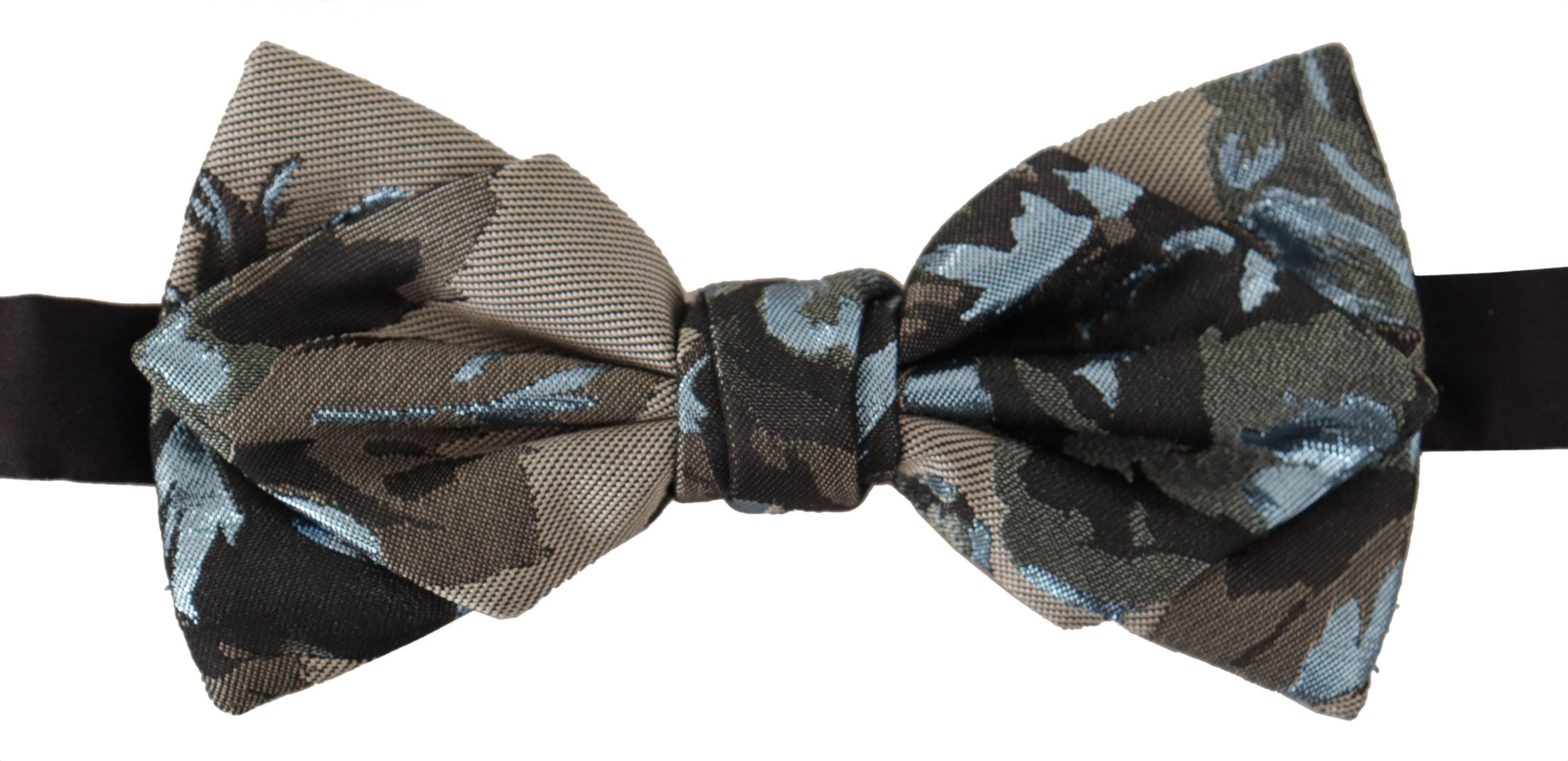 Dolce & Gabbana Multicolor Silk Adjustable Bow Tie