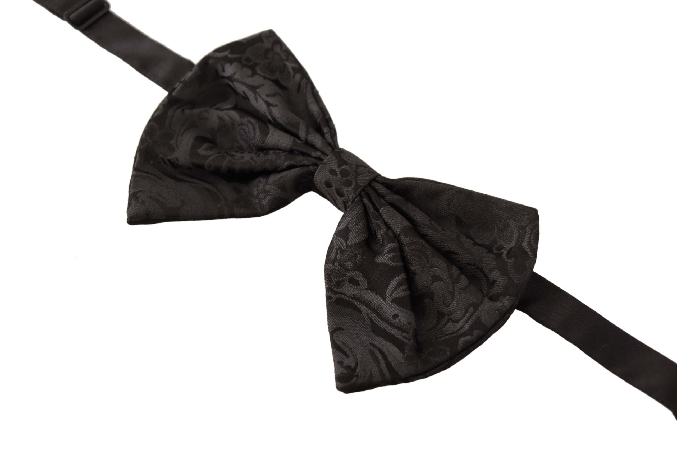 Dolce & Gabbana Elegant Silk Maroon Bow Tie