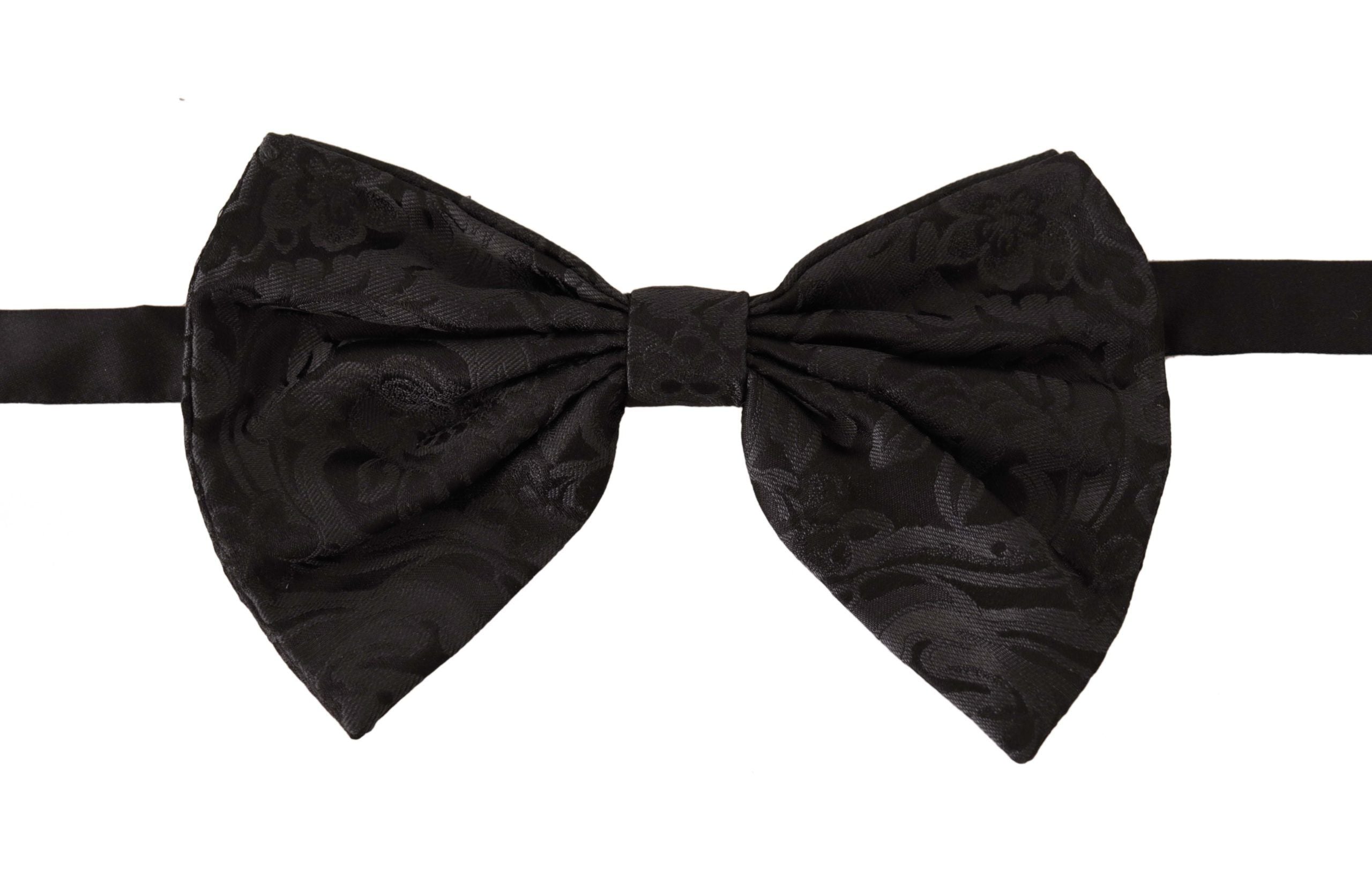 Dolce & Gabbana Elegant Silk Maroon Bow Tie