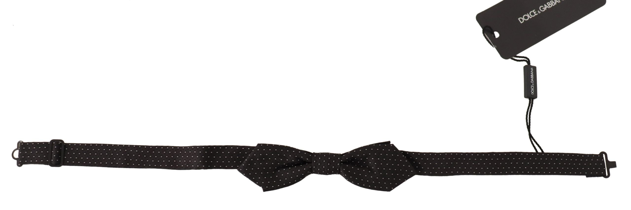 Dolce & Gabbana Elegant Silk Polka Dot Bow Tie