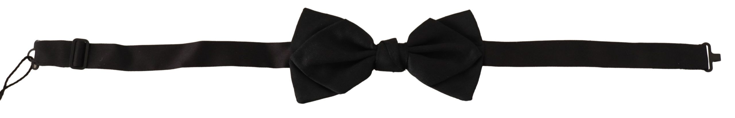 Dolce & Gabbana Elegant Black Silk Bow Tie for Men