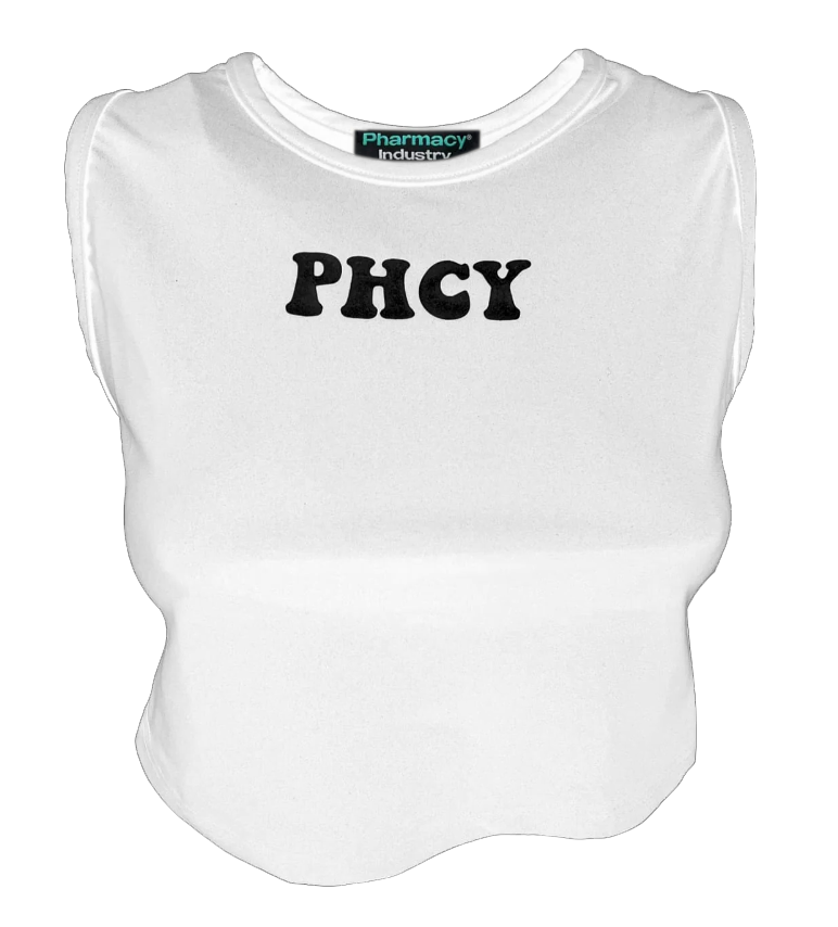 Pharmacy Industry Sleek Sleeveless Logo Lycra Top