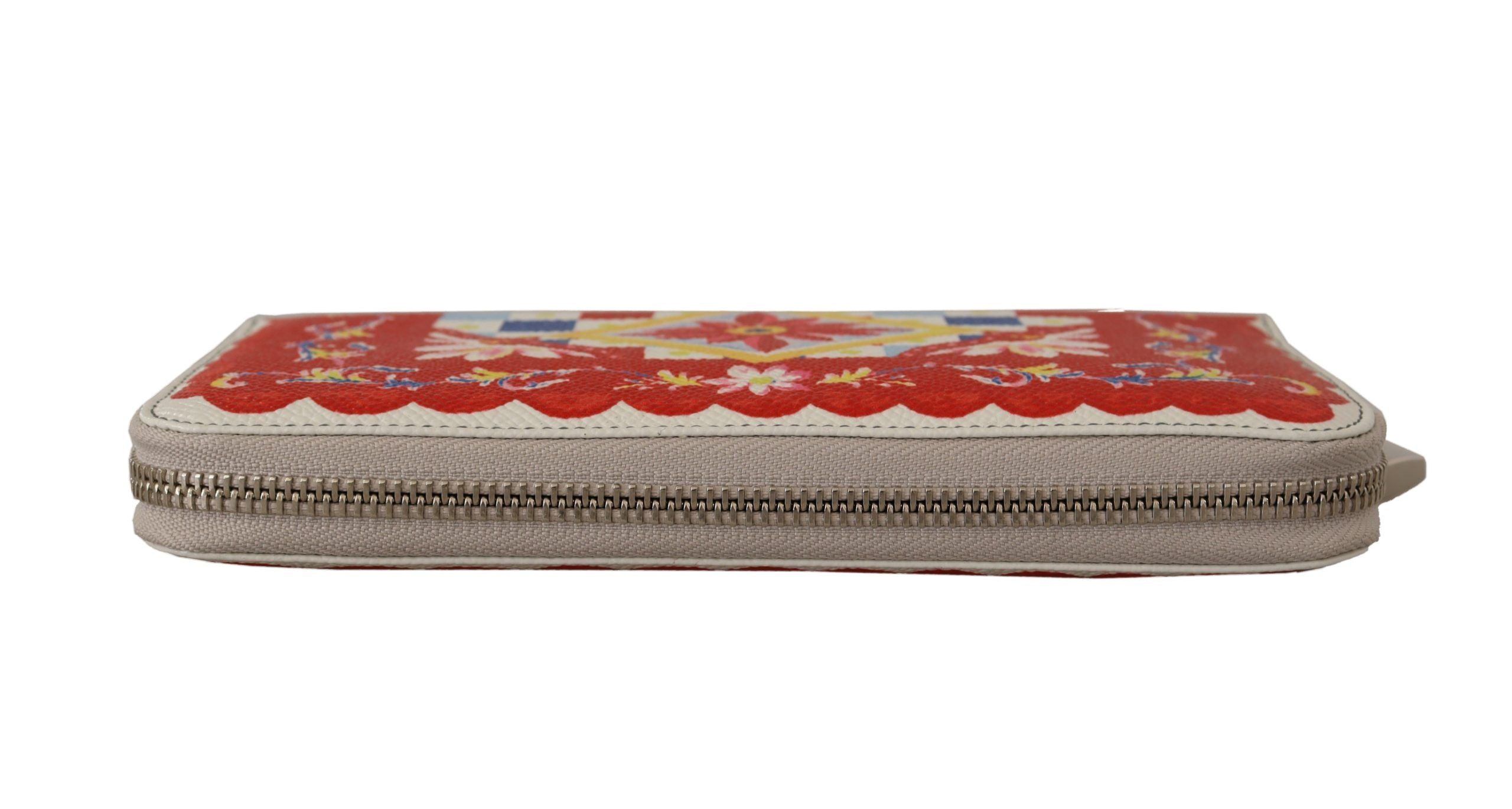 Dolce & Gabbana Chic Carretto Print Leather Wallet