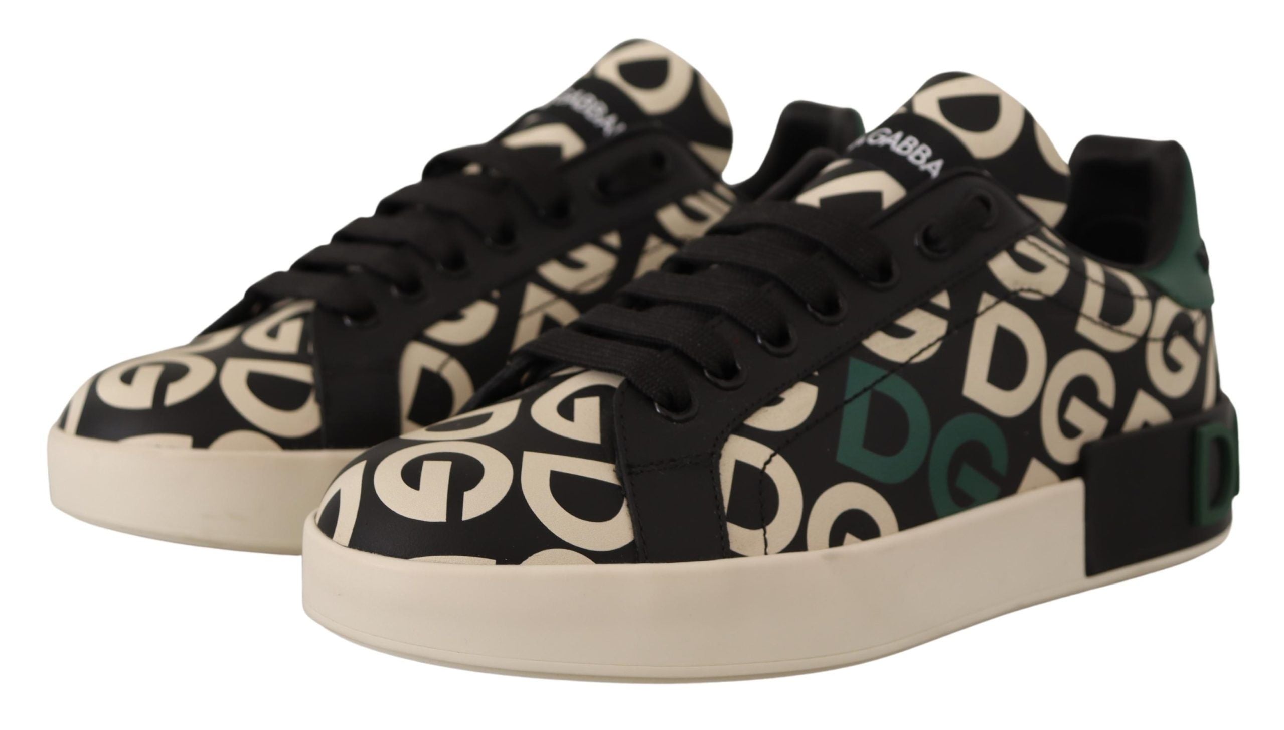 Dolce & Gabbana Elegant Portofino Leather Sneakers