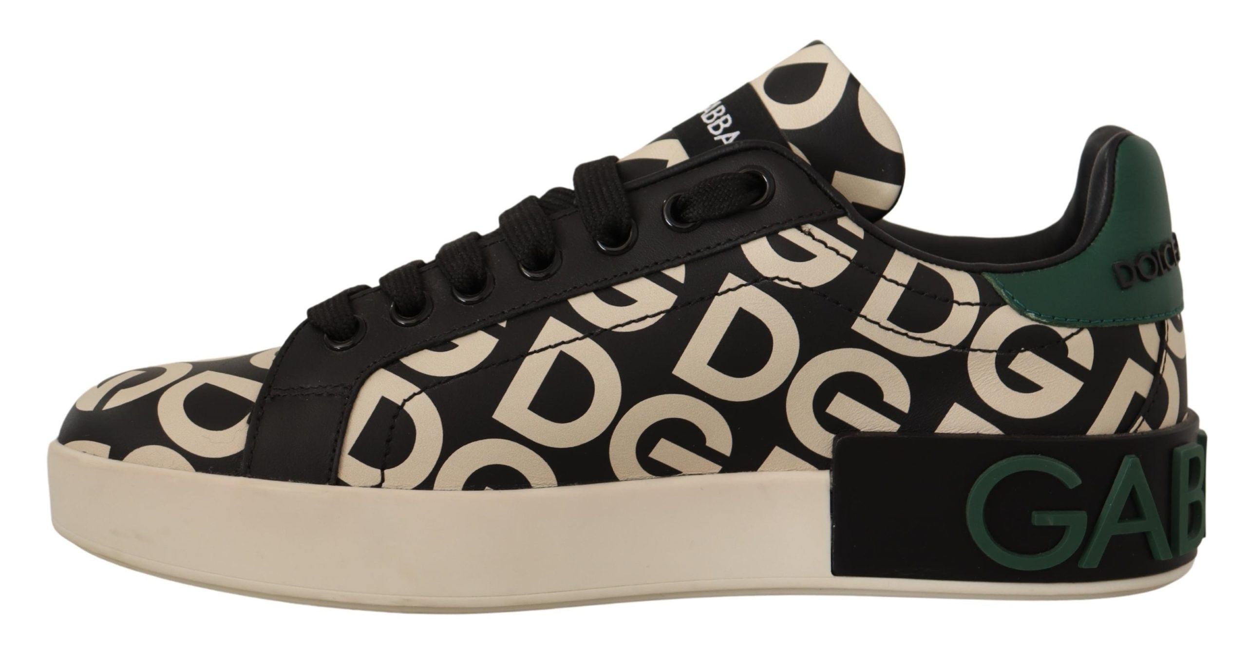 Dolce & Gabbana Elegant Portofino Leather Sneakers