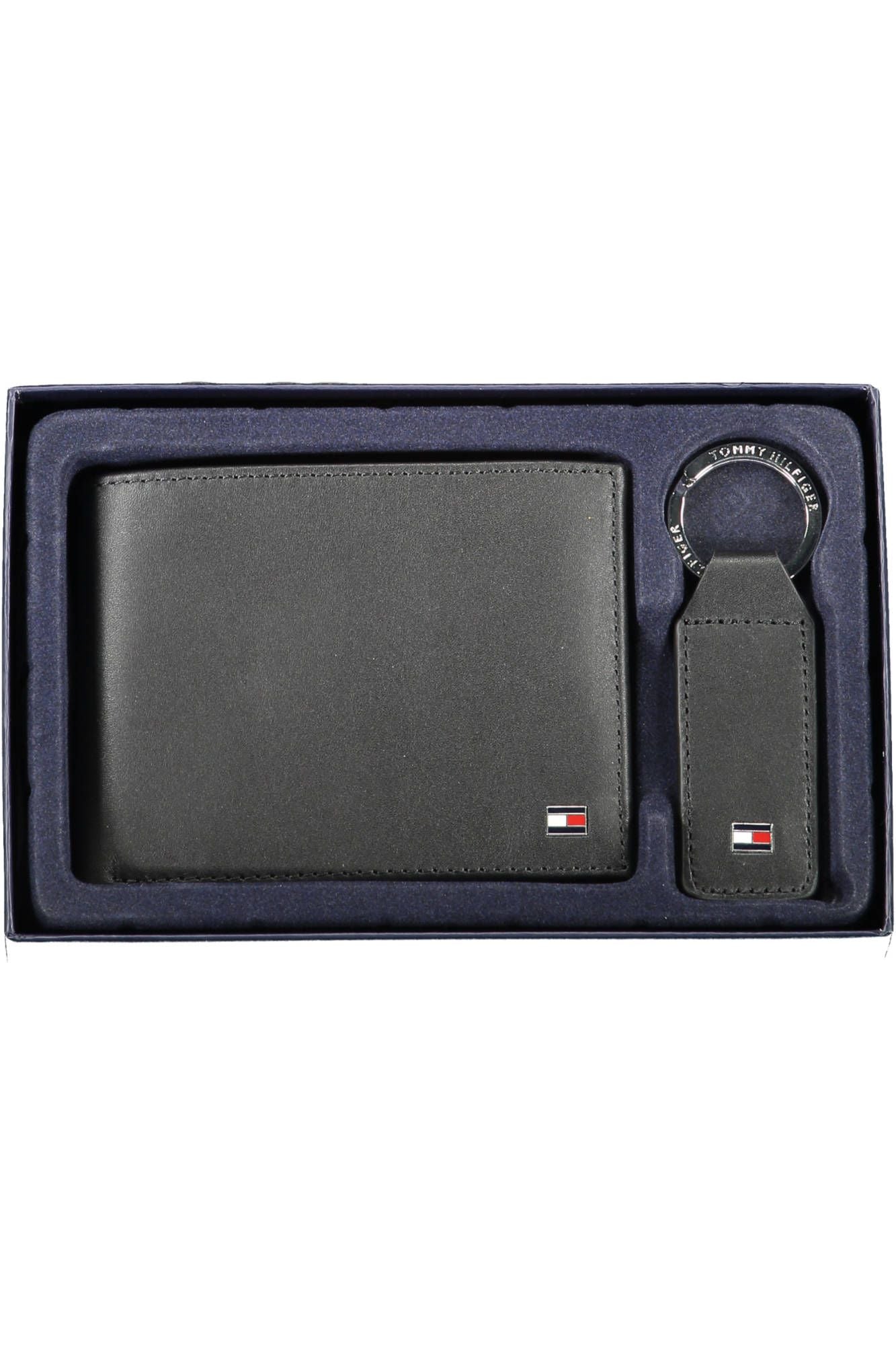 Tommy Hilfiger Black Leather Men Wallet