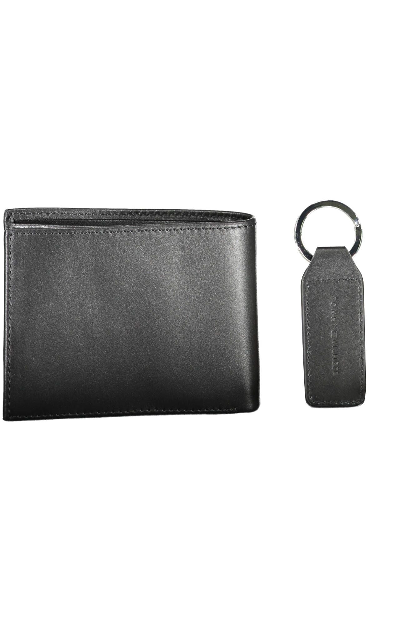 Tommy Hilfiger Black Leather Men Wallet