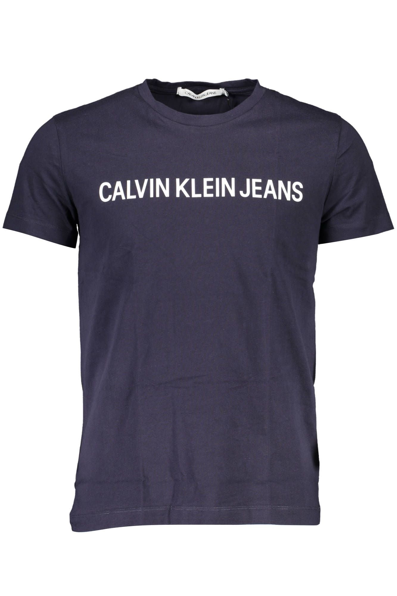 Calvin Klein Blue Cotton Men T-Shirt