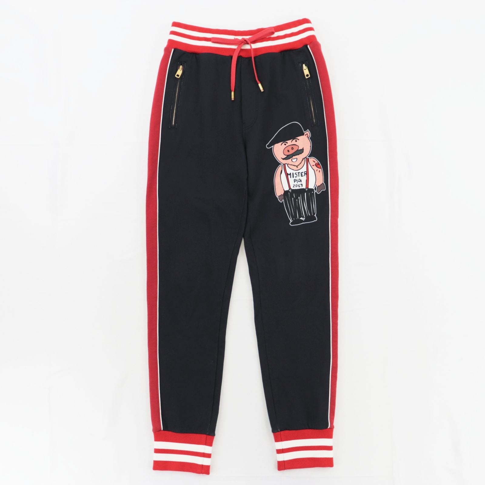 Dolce & Gabbana Elegant Cotton Sweatpants with Unique Print