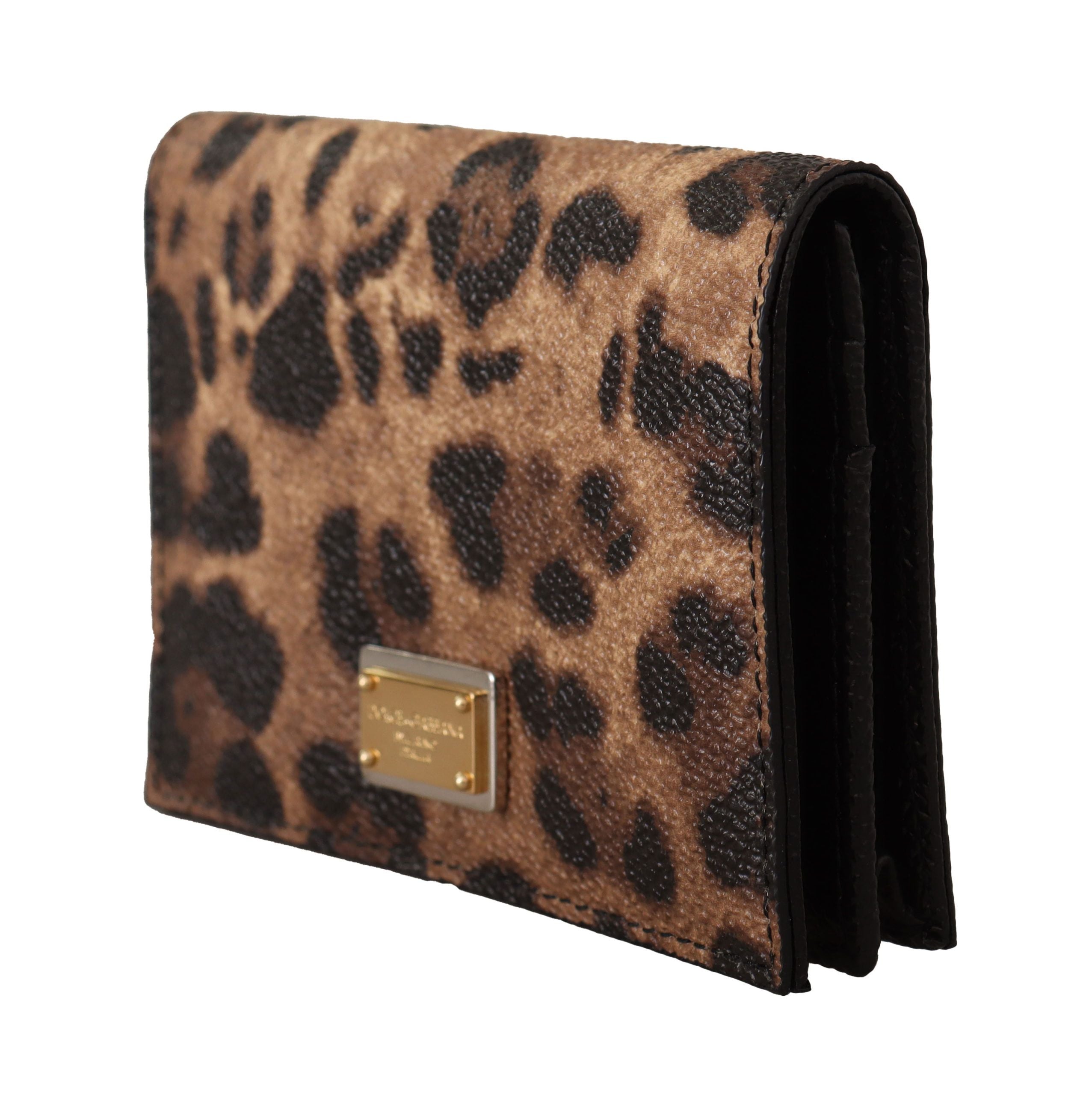 Dolce & Gabbana Exquisite Leopard Pattern Bifold Wallet