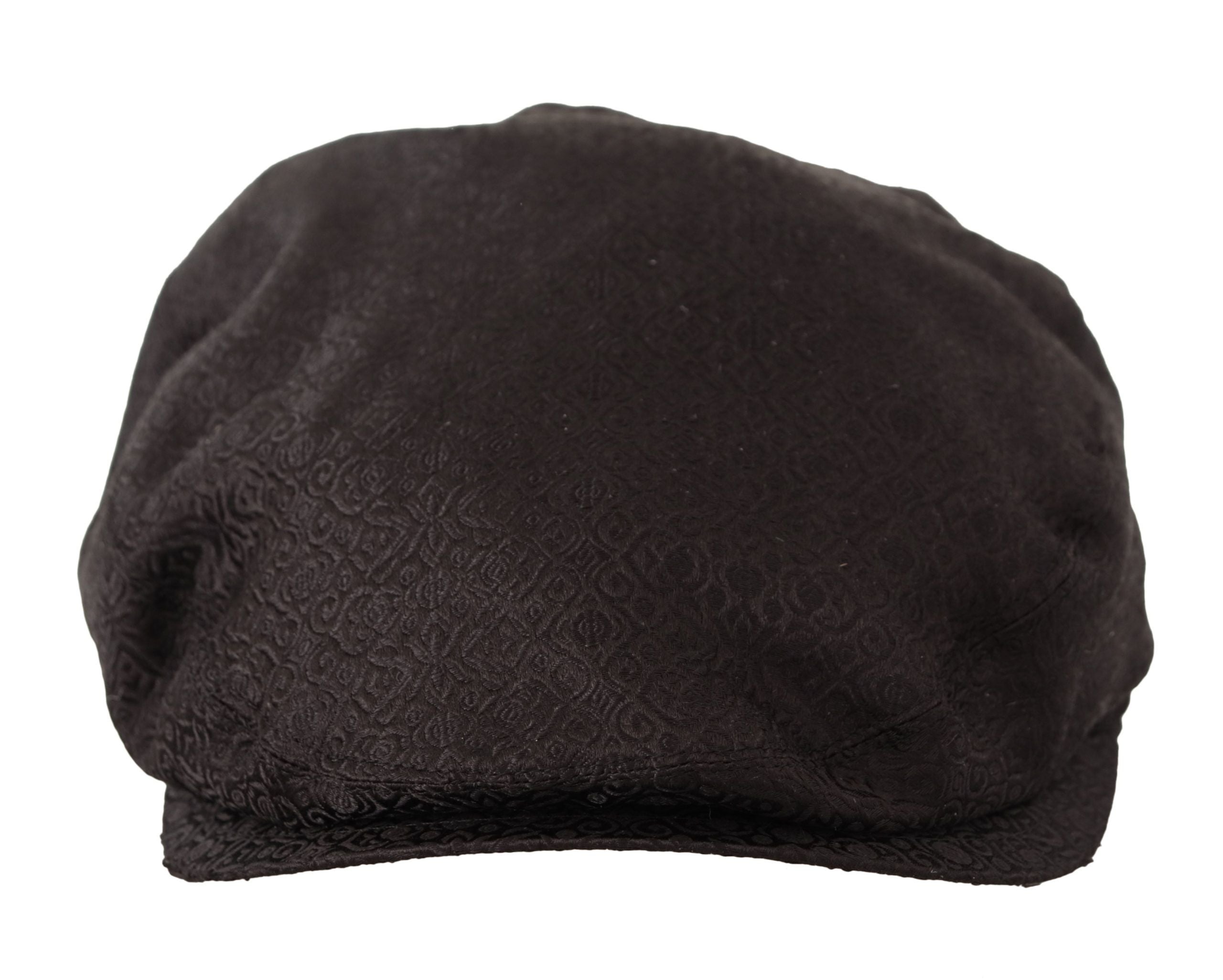 Dolce & Gabbana Elegant Silk Brown Newsboy Hat