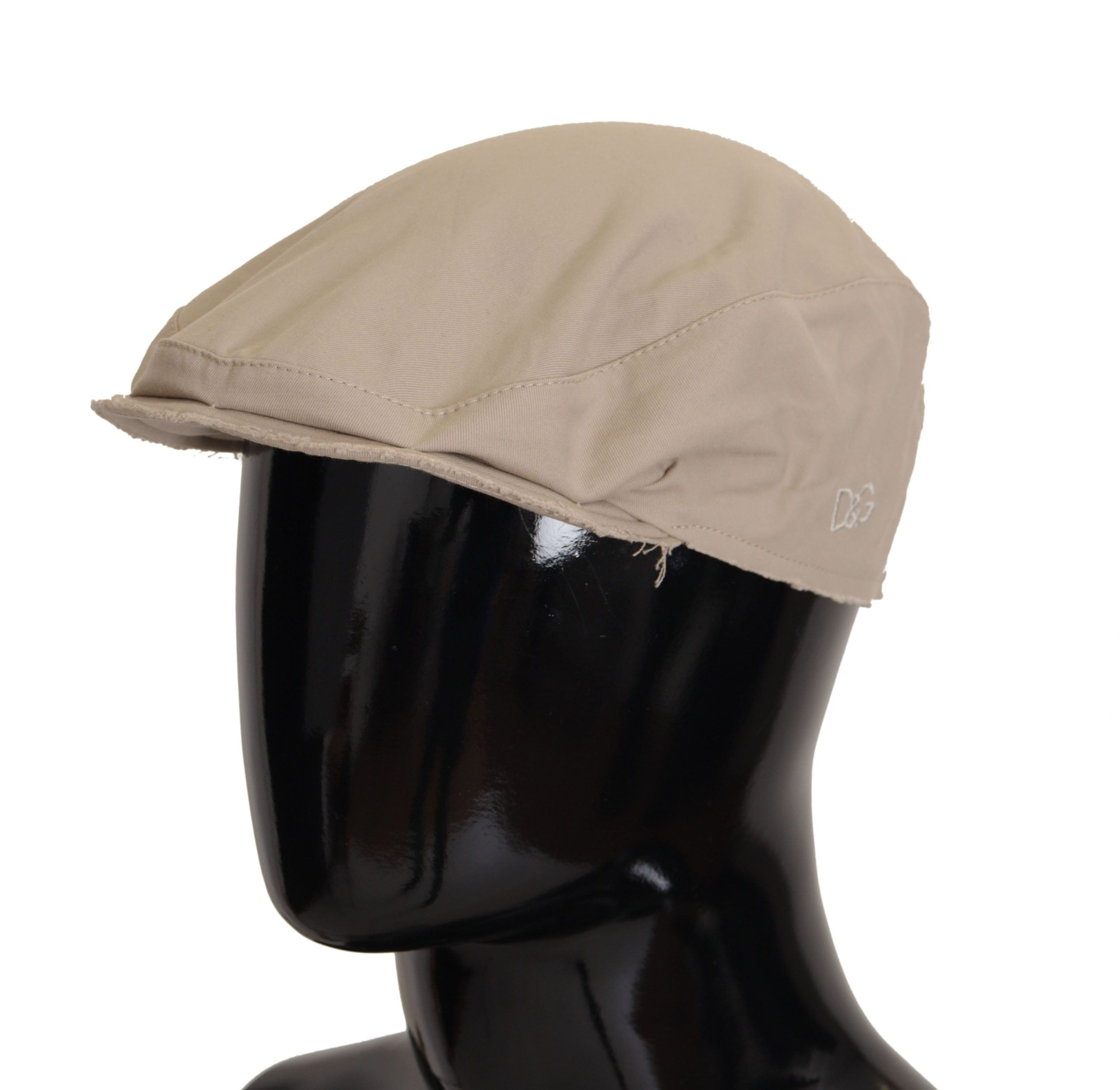 Dolce & Gabbana Chic Beige Newsboy Cap