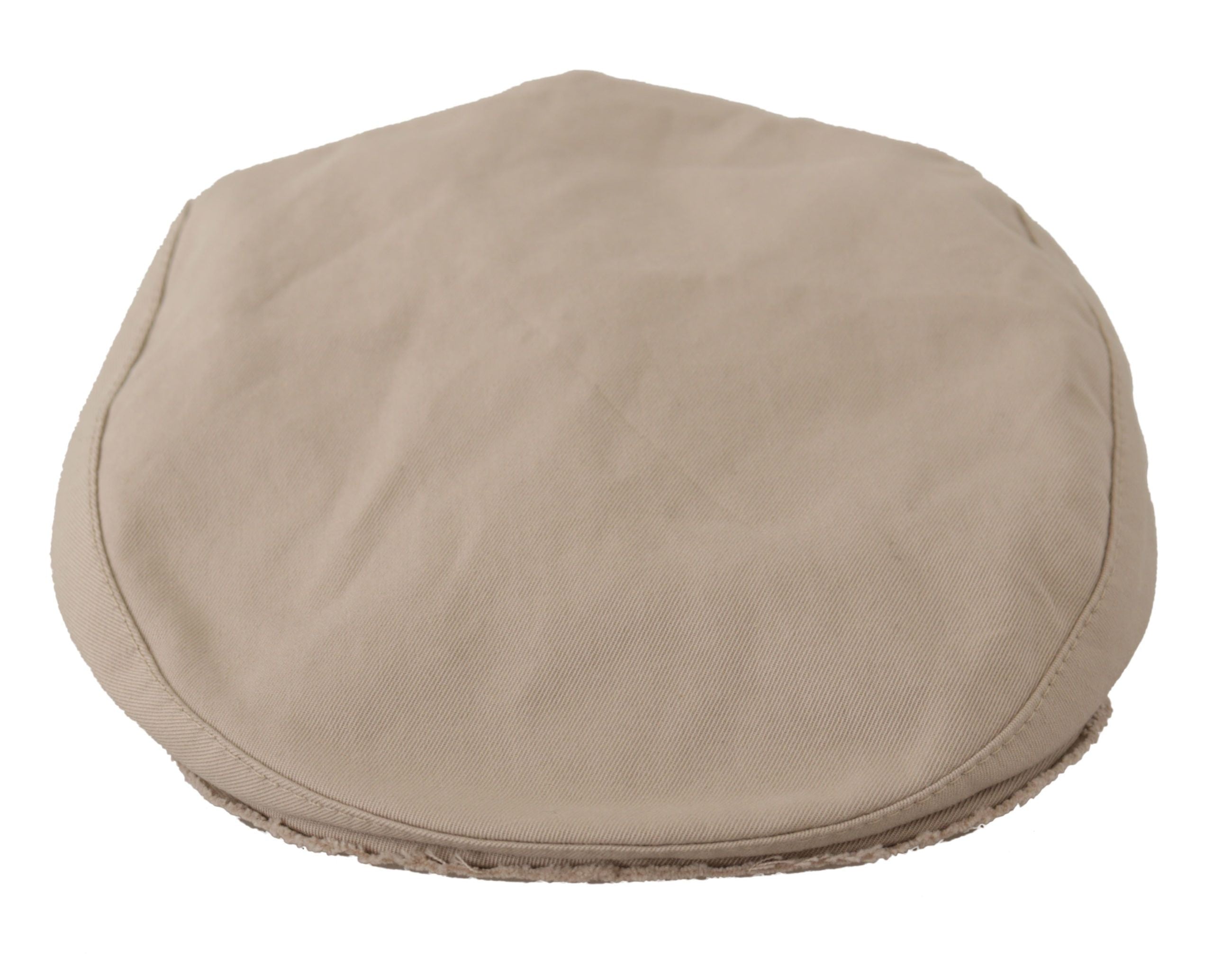 Dolce & Gabbana Chic Beige Newsboy Cap