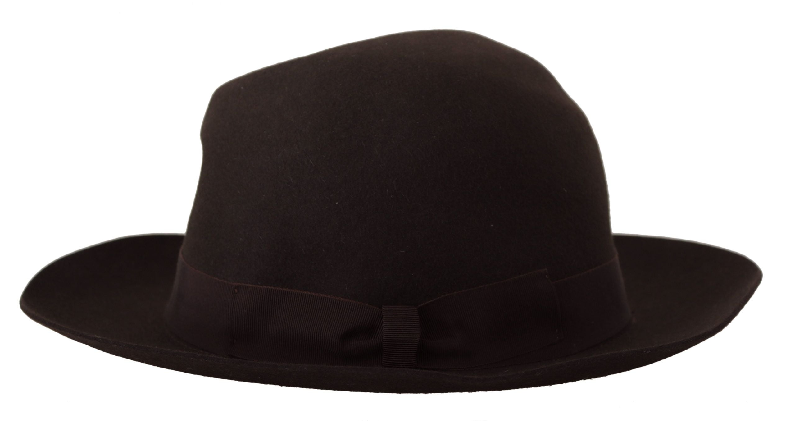 Dolce & Gabbana Exquisite Dark Brown Rabbit Fur Fedora