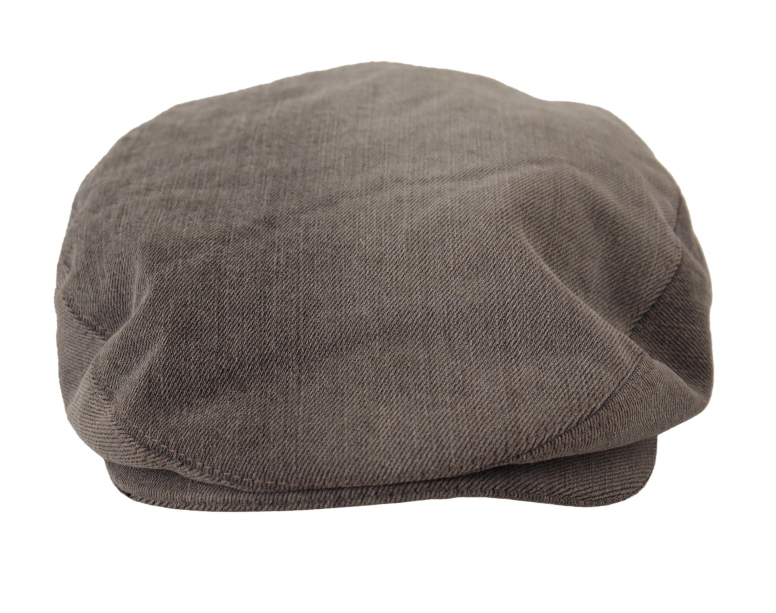 Dolce & Gabbana Chic Gray Newsboy Hat