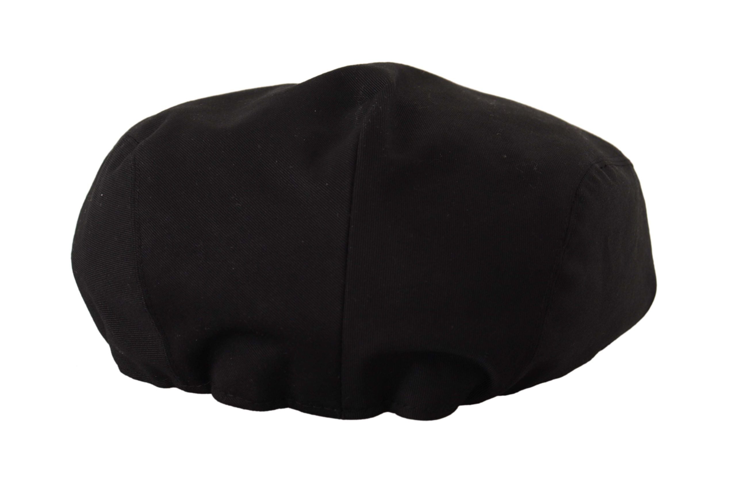 Dolce & Gabbana Elegant Black Newsboy Cap