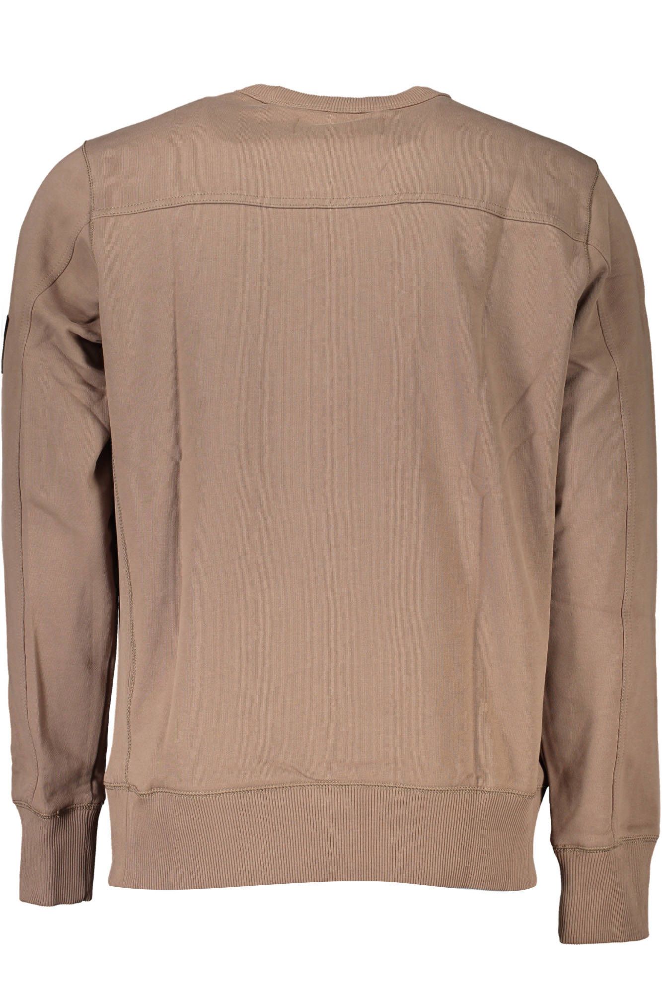 Calvin Klein Brown Cotton Men Sweater