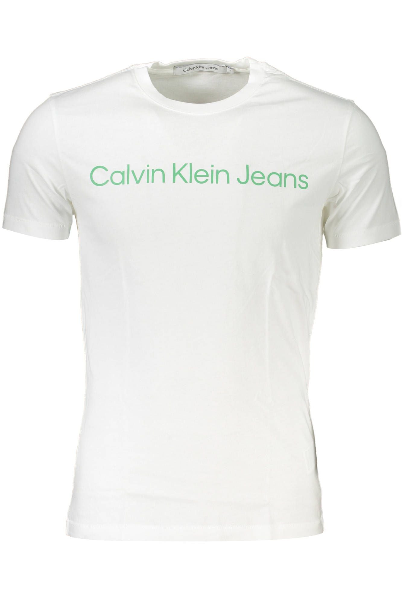 Calvin Klein White Cotton Men T-Shirt