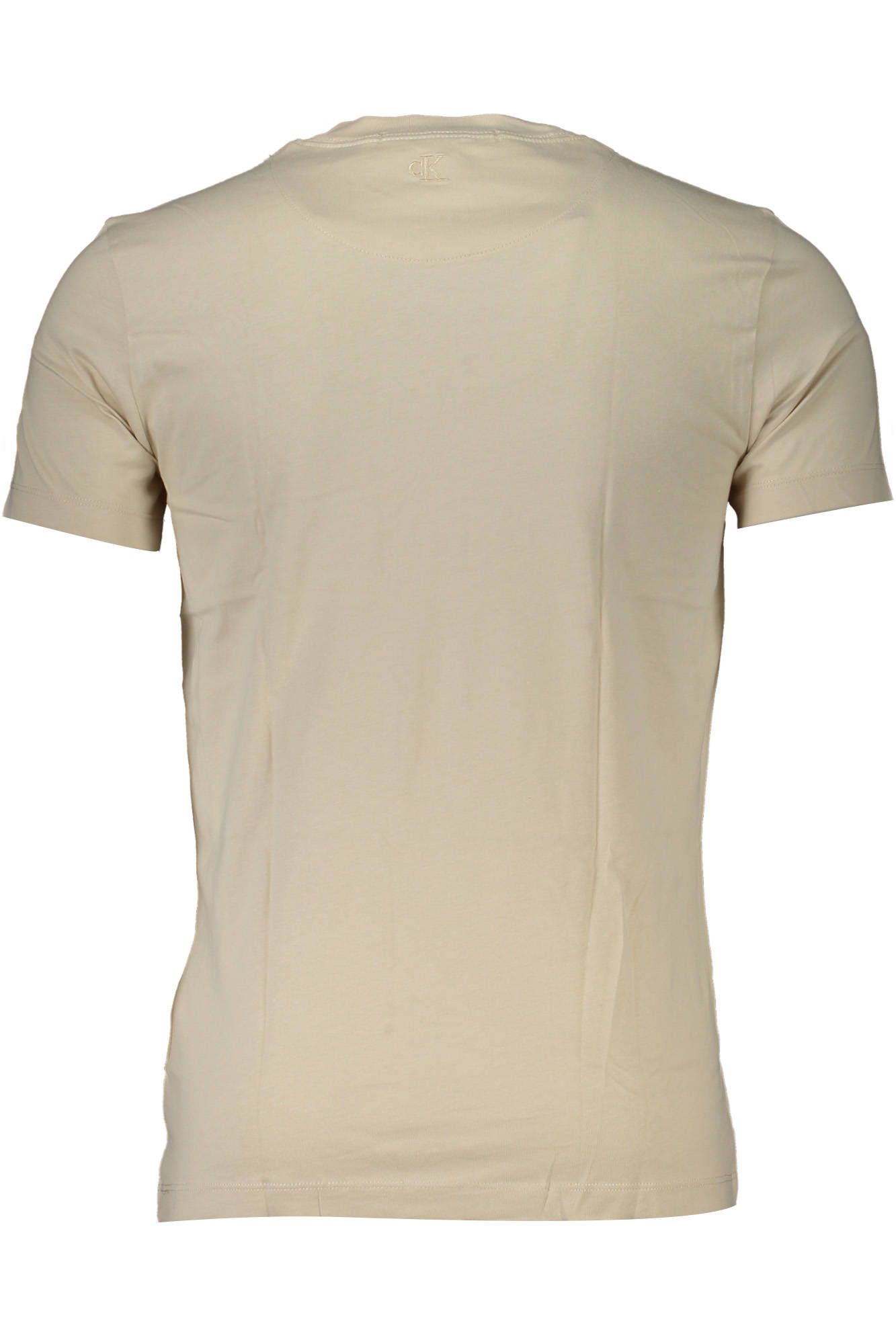 Calvin Klein Beige Cotton Men T-Shirt