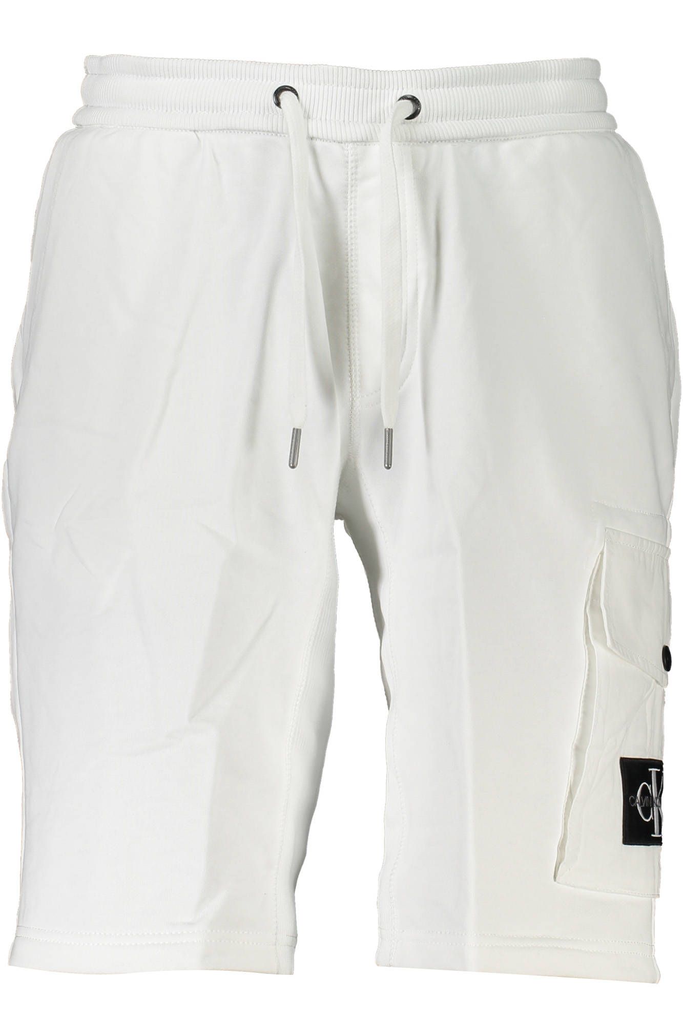 Calvin Klein White Cotton Men Bermuda Short