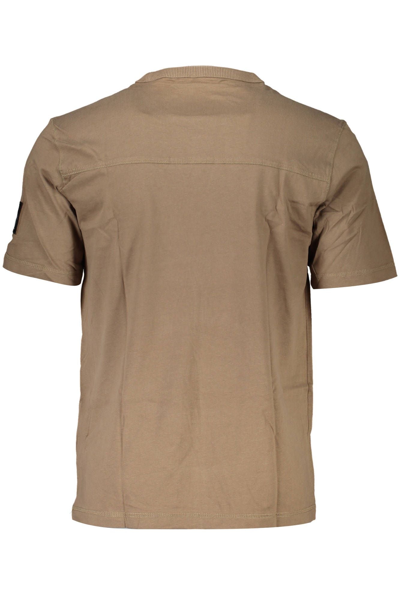 Calvin Klein Beige Cotton Men T-Shirt