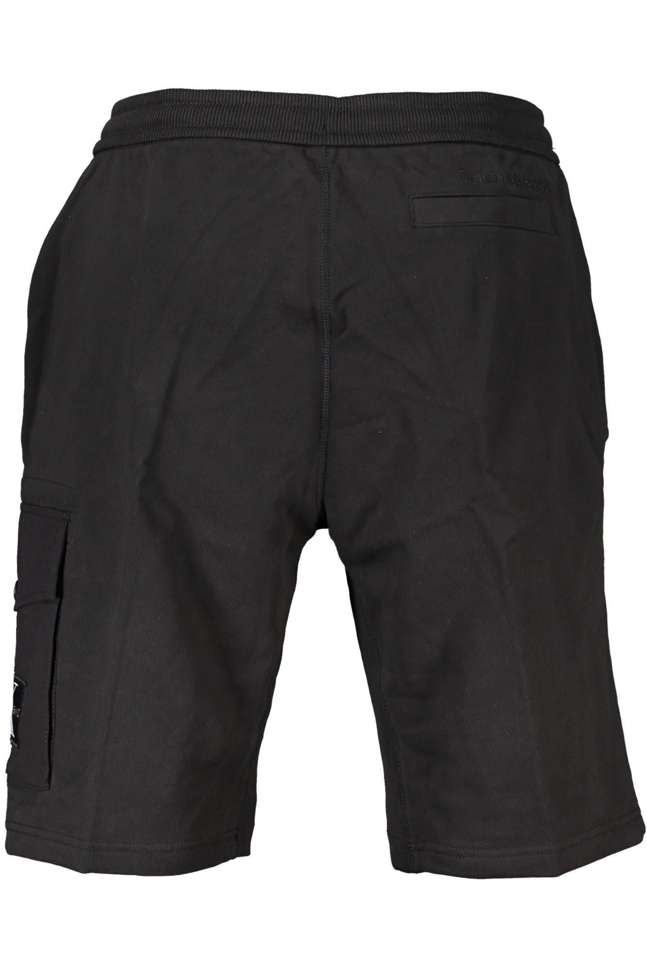 Calvin Klein Black Cotton Men Bermuda Shorts