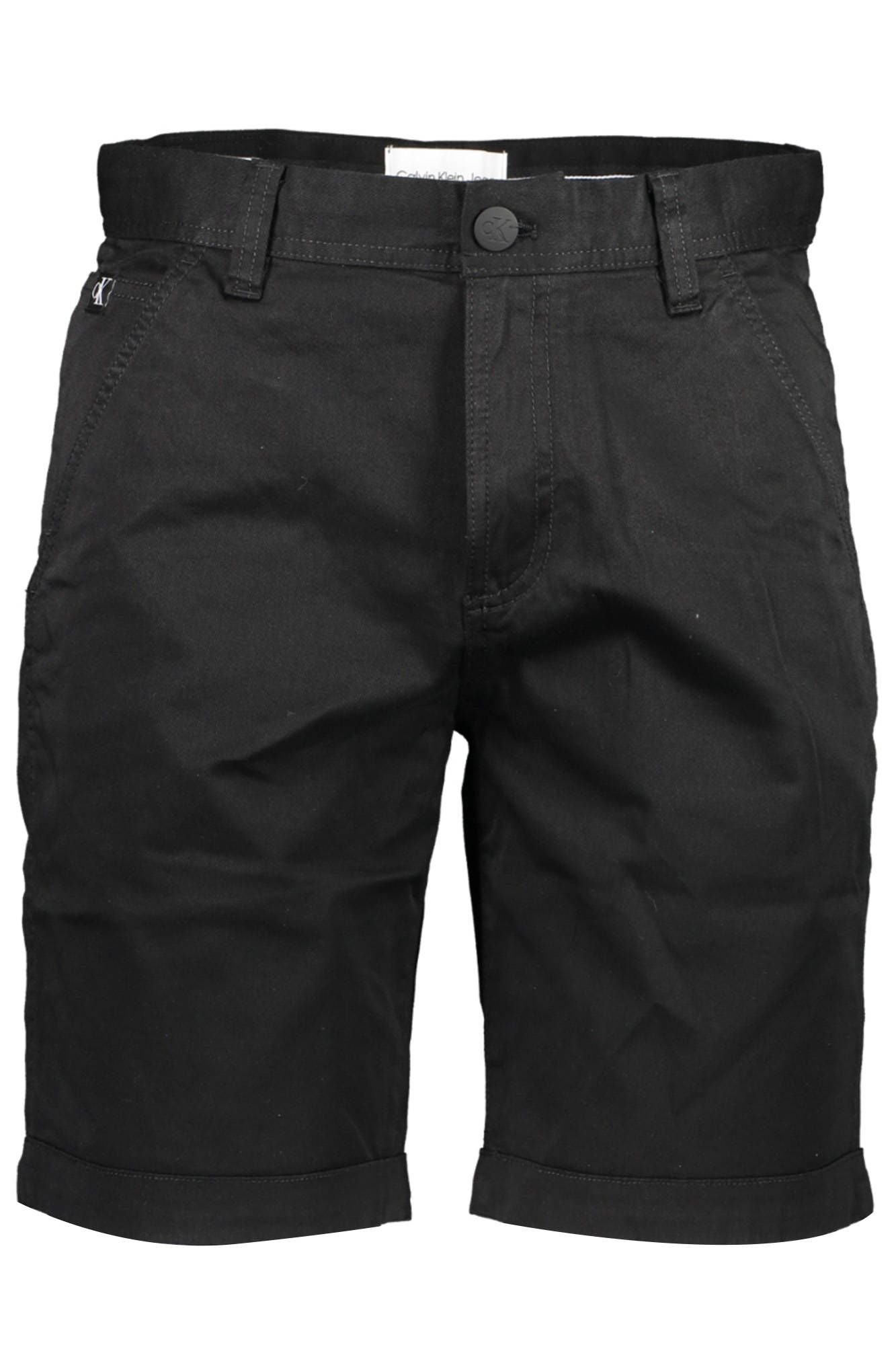 Calvin Klein Black Cotton Men Short