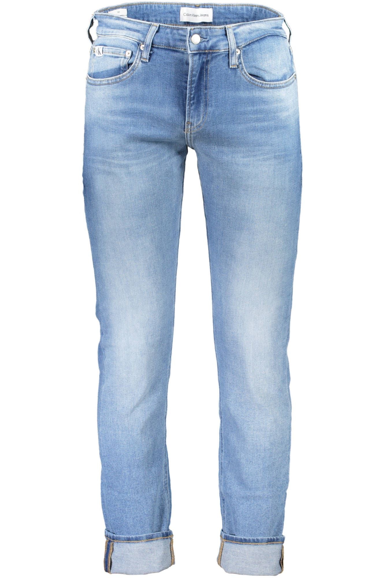 Calvin Klein Blue Cotton Men Jeans