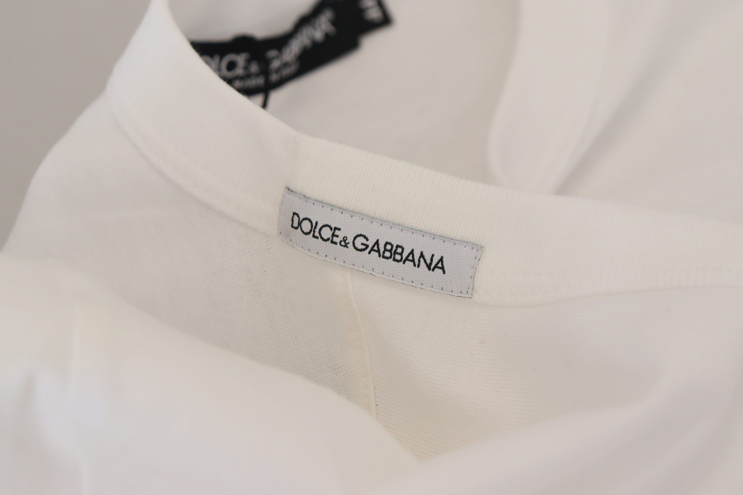 Dolce & Gabbana Regal Bee Embroidered Cotton Tee