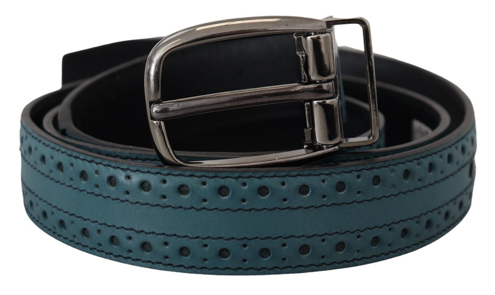 Dolce & Gabbana Elegant Italian Leather Belt with Metal Buckle