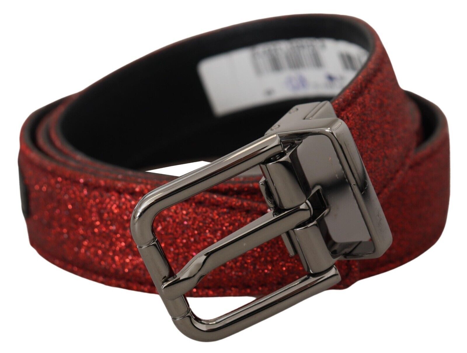 Dolce & Gabbana Elegant Red Leather Classic Belt