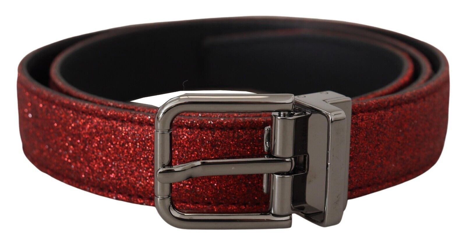 Dolce & Gabbana Elegant Red Leather Classic Belt