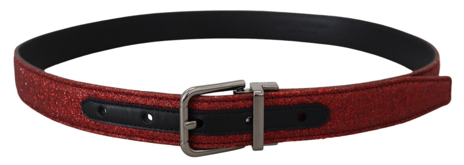 Dolce & Gabbana Elegant Red Leather Classic Belt