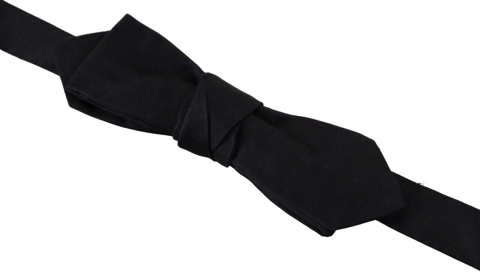 Dolce & Gabbana Elegant Silk Black Bow Tie