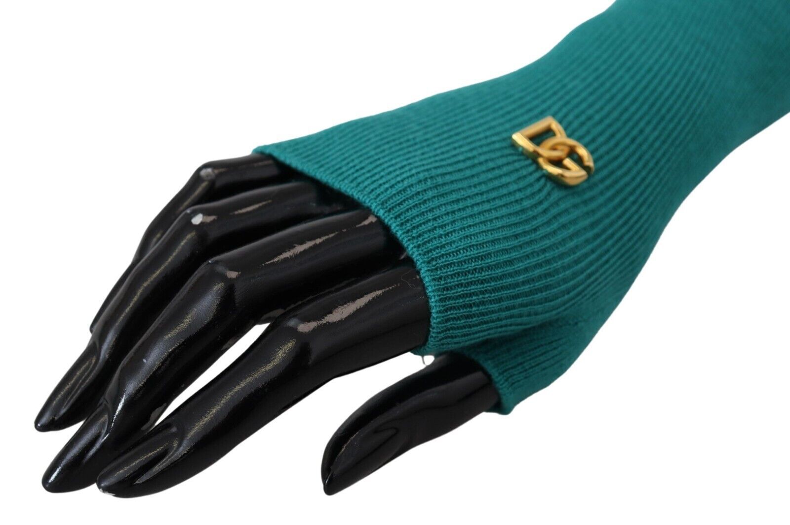 Dolce & Gabbana Elegant Elbow Length Fingerless Wool Gloves