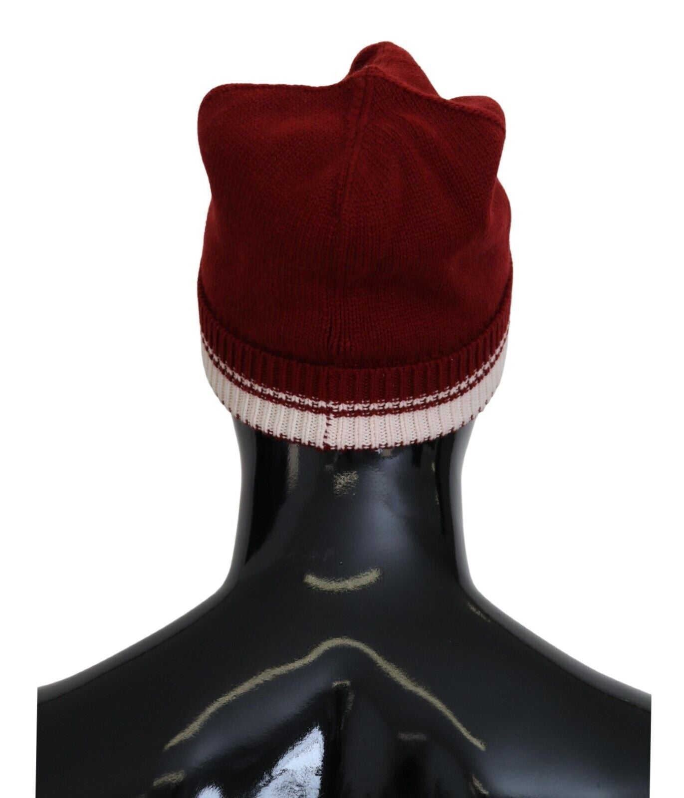 Dolce & Gabbana Elegant Cashmere Beanie - Vibrant Red Hue