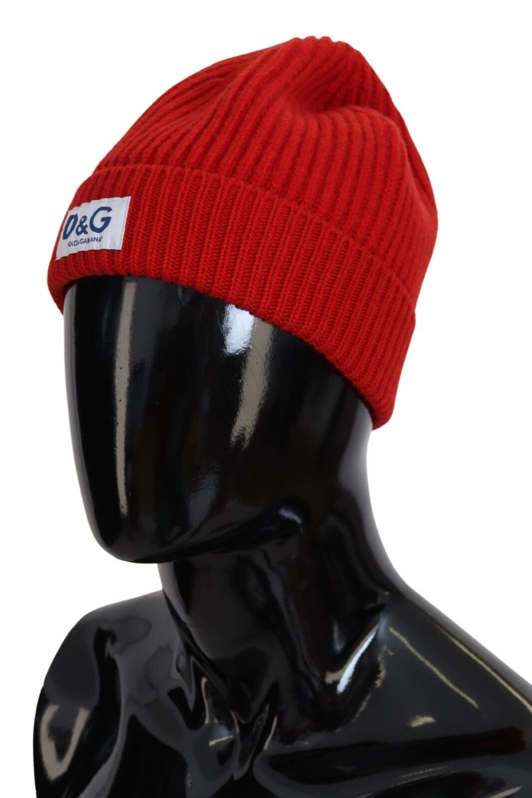 Dolce & Gabbana Elegant Red Virgin Wool Beanie Hat